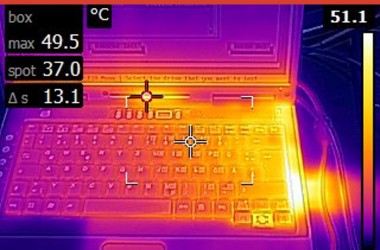 Thermografiemessung