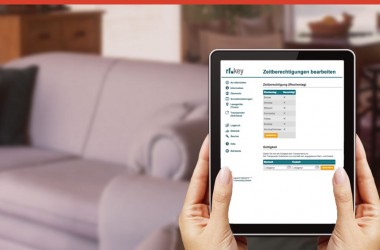 Mit dem Tablet alle Funktionen der Zutrittskontrolle fest im Griff