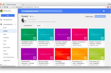 Den alten Bookmarks-Manager in Googles Chrome verwenden